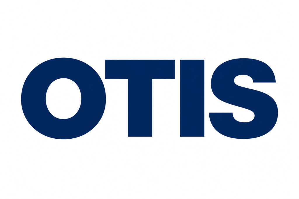 Otis elevator brand logo on a white background