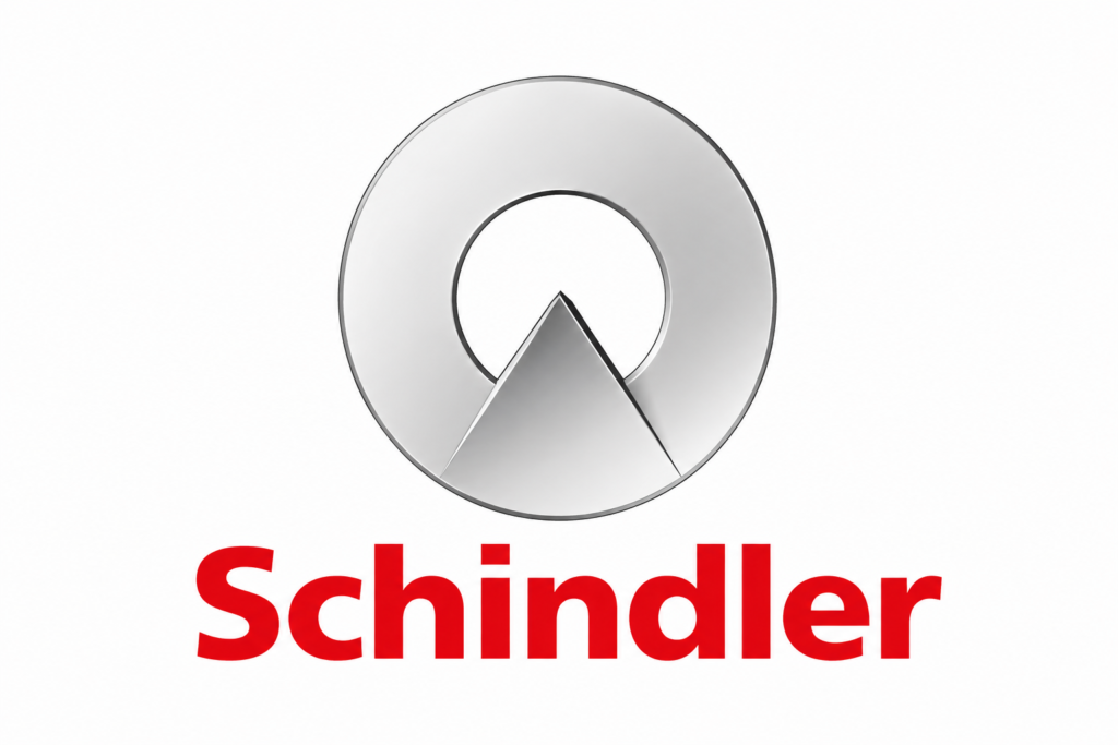 Schindler elevator brand logo on a white background