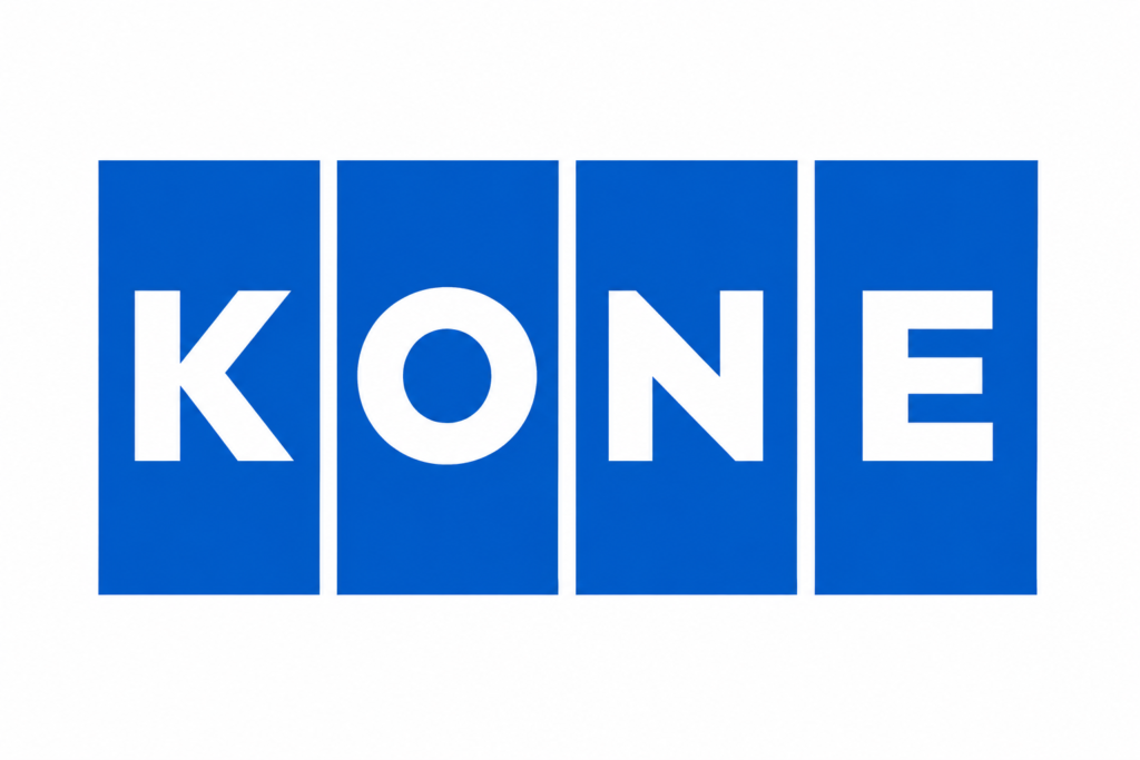 KONE elevator brand logo on a white background